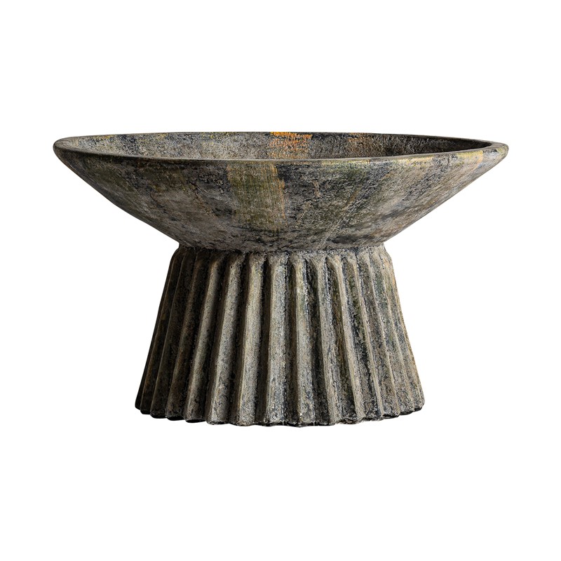 MACETERO PLISSÉ STONE